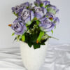 Kytica ruža x 12 fialová